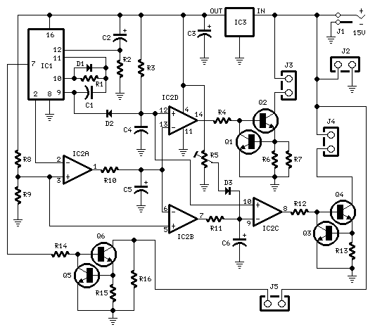 Automated Crib Lights circuit diagram