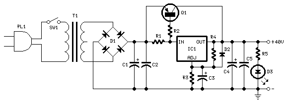 Regulated Power Supply for the Mini-MosFet Amplifier