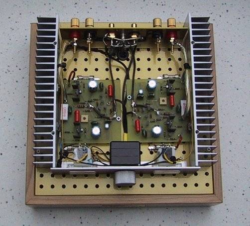 25 Watt MosFet Audio Amplifier Kit built by Friedhelm Prinz